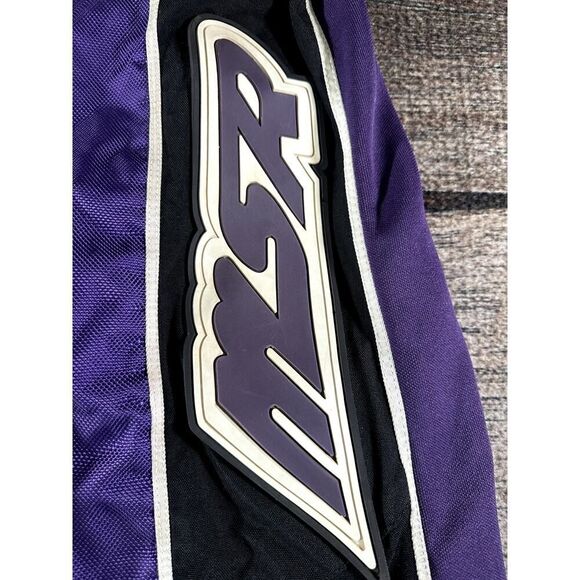 MSR Pants Mens 34x28 Moto Biker Purple Racing Adjustable Dirt Bike - Picture 4 of 10